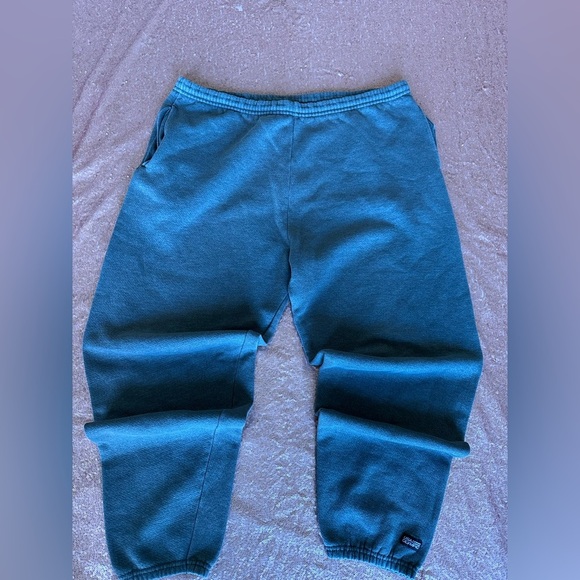 Vtg 90s USA Olympics Mens Medium Distressed Cuffed Sweatpants Joggers Gray USA L - Picture 1 of 10